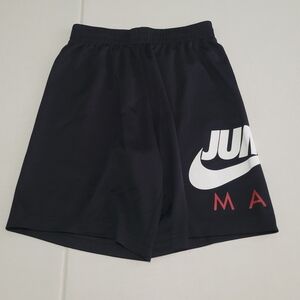 Nike Jordan Black Athletic Shorts with Logo